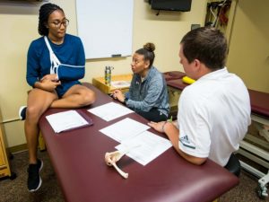 Athletic trainers working in a variety of care settings