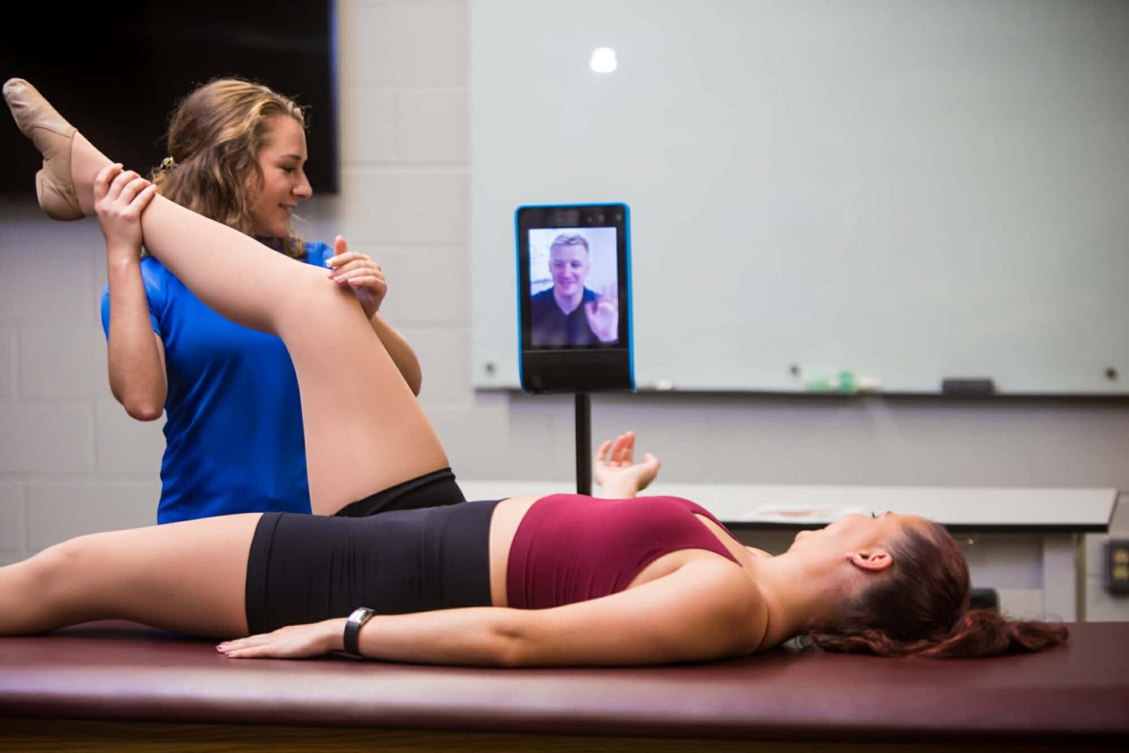 Athletic Training With Remote Viewer