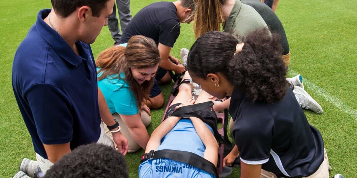 AT Demonstration on Field With Injured Subject