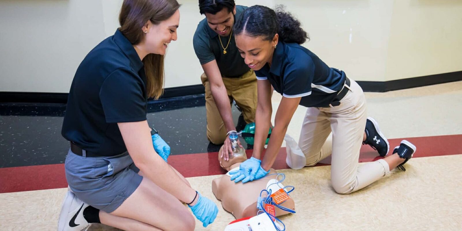 Athletic Trainers Practice CPR